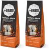 Bialetti Perfetto Moka Caffè Macinato, Gusto Caramello - 1 x 250 gr (Confezione da 2)