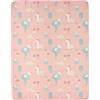 PERLETTI Traversine Letto Bambino Neonato Impermeabili - Traversa Salvaletto Telo Lavabile Resistente - Traverse Bambini Riutilizzabili Versatili Morbide con Disegni (Rosa, 70x90 cm)