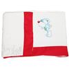 Babyline Lenzuola per culla da bebè, in pile, misura standard 60 x 120 cm, lenzuolo con angoli regolabile, federa per cuscino e lenzuolo superiore, colore: corallo