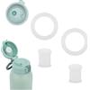 Fukaisu 4pz Set di Accessori per Scaldabiberon Compatibile con Momcozy, Tappi Anti-Perdite e Anelli di Tenuta in Silicone Senza BPA per Scaldabiberon Portatile da 500ml