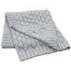 Odot Coperta Bimbo in Maglia per bambino, Odot Soffice Dormire di Coperta Unisex Neonato Morbida Coperta Swaddle Perfetta per Culla, Carrozzina, Lettino (80x100cm,Grigio)