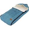 Joyz Copripiedi per Passeggino Poliestere 94 x 48 x 10 cm Jeans Blu Universale Resistente alle Intemperie Punti Antiscivolo Coprigambe Invernale per Seggiolino Bimbo Sacco Nanna Neonato Imbottito