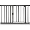 Safetots Cancelletto per Scale a Pressione con Chiusura Automatica, 118,2cm - 125,2cm, Nero Opaco, Cancelletto a Chiusura Automatica per Bambini, Barriera di Sicurezza per Bambini