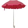 COSE DA CASA Mini Ombrellone ombrellino parasole per sdraio bimbi sedia da mare spiaggia 65cm con aggancio universale passeggino (ROSA)