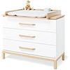 PINOLINO 130061B - Fasciatoio Light, largo, bianco, 1 pezzo