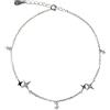Meissa Stella del Nord Celeste Bracciale a catena sottile in argento Sterling 925 Bracciale delicato Gioielli per lei fidanzata damigella d'onore