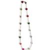 Generico Collana con Fiorellini di pietrine multicolor
