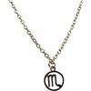 Generico Collana color oro segno zodiacale (CL0190 - Scorpione)