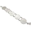 Cozzi Gioielli Bracciale in Argento 925 con Monete da 500 lire in Argento serie 3 Caravelle - Braccialetto