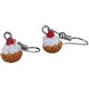Linsonnia Creazioni Orecchini Tartellette Fatte a Mano in Argilla Polimerica, Mini Bijoux Golosi, Diametro 1 cm, Fatti a Mano in Italia, Idea Regalo Bambine e Ragazze