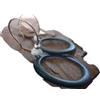 Asai Bolivien Ethno Tribal Manufaktur ORECCHINI TRIBALI tagua - grandi ganci & Stones - B-stock