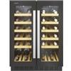 Candy - CCVB 60D/1, Cantinetta vino integrabile, 38 bottiglie, anti-UV, compressore antivibrazioni, luce LED interna, 39 dBA, nero