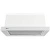 GURARI Capa a schermo piatto GCH B 117 WH PRIME cappa da incasso 60 cm, in bianco,Vetro bianco, 1000m³/h,Efficiente, 3 passi, ricircolo dell'aria di scarico