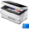 Generic Mini frigorifero insulina refrigerato Box s Medicine Frigorifero Portatile Auto Refrigerazione Case Temperatura Costante Grande Schermo di Visualizzazione per Auto Esterna Viaggi 3batterie