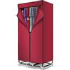 CABINE Asciugatrice per Abiti Portatile Elettrica da 1000W, Asciugatura a 2 Vestiti a 2 Vestiti Asciugati Asciugatrice, Carico 30 Kg/C