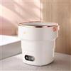 SLCXDPAT 18.5 L Lavatrice Portatile, Mini Lavatrice Pieghevole, Lavatrice da Campeggio con Centrifuga, Piccola Lavatrice da Viaggio, per Campeggio, Viaggi, Auto, Dormitori, Calzini,Biancheria Intima(White)