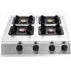 Generico Fornelli A Gas Con 3-8 Fuochi, Bruciatore Wok In Acciaio Inox, Fornello A Gas Da Tavolo Da 4,2 KW Con Protezione Di Sicurezza, Kit Fonte NG/GPL, For Cucina(NG,4-1 burners)