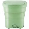 Generic Lavatrice portatile, mini lavatrice pieghevole, piccola lavatrice con asciugatrice, lavatrice da viaggio, per abbigliamento per bambini, biancheria intima, campeggio, viaggi in camper (verde