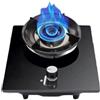 Generic Fornello a gas per interni, bruciatore singolo, piano cottura ad alta efficienza 5.0KW con anello antincendio a 9 cavità, GPL compatibile per appartamenti compatti e piccoli spazi cucina