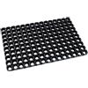 HOME ZEN HOUSEHOLD LINEN Zerbino Bucato in Gomma TAPPETO per Esterni tutte le superfici, Resistente, Altezza 1 cm, Nero ART COMPOS (MISURA 50X80 CM)