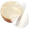 Pacifici Corrado Dischi per hamburger diametro Ø 130 mm conf. da 1kg in cellophane biodegradabile non aderenti veline trasparenti per hamburger, non idonei alla cottura (Ø 130 mm (1kg))