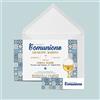 kamiustore Inviti Prima Comunione con bigliettini unisex Maiolica Personalizzati - Set da 25, 50 o 100 pz (25)