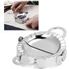 EVTSCAN Large Empanada Maker, EVTSCAN Stainless Steel Empanada Press, Pastry Tools, Pocket Pie(L)