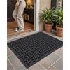 COLOR&GEOMETRY Color G Zerbino Ingresso Esterno, Tappeto Ingresso Esterno Impermeabile, Zerbino da Esterno Antiscivolo Lavabile, Zerbini per Ingresso Esterno Per Ingresso, Balcone, Giardino - 81X122cm, Gririo
