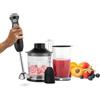 Wintem - Frullatore a Immersione 4 in 1 con Lama Inox Ultra Resistente, Accessori Inclusi per Tritare, Montare e Miscelare, Ideale per Smoothie, Zuppe e Salse Cremose