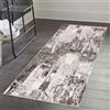 Mazovia Passatappeto Moderno Astratto - Morbido Passatappeto per Cucina, Corridoio, Camera da Letto, Corridoio - Pile Corto - Certificato OEKO-TEX - Beige Crema Passatappeto - 60 x 200 cm