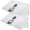vhbw 20x sacchetto compatibile con Spit AC1600 (25 liter) aspirapolvere - 43cm x 32cm Bianco
