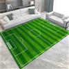 Generico Tappeto Moderno 180x270cm Campo Da Calcio Verde Tappeto Lavabile per Soggiorno Tappeti Pelo Corto Tappeto per Camera da Letto Soffice Tappeto Antiscivolo Tappeto Sala da Pranzo