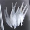YEAG 10-15cm Piuma di Gallo Bianco Piume di Pollo Naturale Decor Mosche Tying Accessori Artigianato per Cucito e Artigianato Dersses