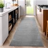 SIMPEX Passatoia 80x150 cm Grigio Chiaro, tappeto compatto a pelo corto uniforme, tonalità luminosa, look moderno, struttura stabile per corridoio e zona giorno