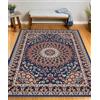 Pierre Tappeti Tappeto arredo soggiorno disegno orientale persiano classico ROYAL SHIRAZ 2082 AZZURRO cm.140x210