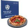 My Friend Sicilia - PIETRA LAVICA ETNEA PIZZA - TONDA DIAMETRO 35cm - cottura sana e naturale (Pietra lavica) - ideale per forno smeg pizza