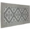 Generic FLORY Tappeto Sardo in Puro Cotone Giglio 3 colori 9 misure (Grigio, 120x180)