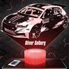 Lampephoto.fr - Lampada 3D O. Solberg Ds3 Rally, Luce Notturna Tattile, Decorazione Auto Corsa, Idea Regalo Uomo oggetto O. Solberg Ds3 Rally, Idea Regalo Natale Uomo originale, Regalo, Gadget