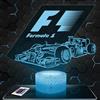 Lampephoto.fr - Lampada 3D Formula 1, Luce Notturna Tattile Formula 1 Illusione 3D Led, Idea Regalo di Natale per Ragazzi e Ragazze Lampada da Notte per Bambini o Adulti TOP