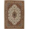 Theko | Tappeto Royal Persian in 100% lana vergine | IWS | fatto a mano con tecnica del tufting | Colore: Beige | Dimensioni: 40 x 60 cm