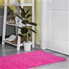 Mazovia Tappeto Lavabile a Pelo Longo - Shaggy Tappeto per Cucina Moderni - Tappeto Corridoio - Tappeto Passatoia Cucina - Tappeti Cucina - Rosa 100 x 200 cm