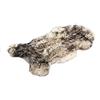 Decorating Sheepskins Pelle di pecora merino di alta qualità, inodore, vera pelliccia di agnello, colore grigio, morbida e soffice, per sedie, pecora, pelle di (Bianco-marrone, 110 x 120 cm)