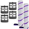 Yuanpgky - Spazzola a rullo professionale per aspirapolvere, set di filtri di ricambio per Rowenta X-Clean 10, accessori per aspirapolvere (B)