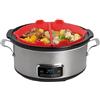 Generisch Silicone Slow Cooker Liner | Forma ovale lavabile in lavastoviglie - Inserto di separazione in silicone riutilizzabile per cottura delicata, per feste di famiglia, banchetti e festive