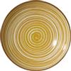 METRO Professional Piatto fondo Madleen, ceramica gres, Ø 21 cm, rotondo giallo, 6 pezzi