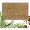 Carpido Zerbino in fibra di cocco 60x90cm molto resistente - 16mm zerbino in cocco naturale fai da te antibatterico - tappetino cattura sporco ecologico