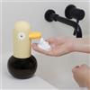 EasyByMall Dispenser automatico di sapone touchless, dispenser di schiuma 400 ml ricaricabile con sensore 1800 mAh per cucina bagno design anatra bianco (giallo)