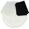 vhbw 3x filtro antigrasso, 3x filtro ai carboni attivi, 6x filtro di carta compatibile con DeLonghi serie D28 friggitrice - set da 12pz.