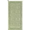 Pierre Tappeti Tappeto moderno DUBLINO VERDE elegante cornice tinta unita, passatoia cucina multiuso lavabile antiscivolo cm.55x115