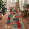 Siunwdiy Tappeto Cucina Antiscivolo Lavabile Tappeto Tappeto Ingresso Corridoio Passatoia Corridoio Tappeti Tappeti Stretti per Cucina Bagno Soggiorno Camera da Letto,Multicolore，40x200cm
